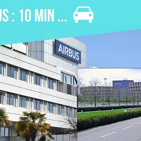 Cosy Confort - Climatisation, Balcon, Wifi - Proche Airbus, Purpan, Aéroport, Stade Ernest Wallon Toulouse