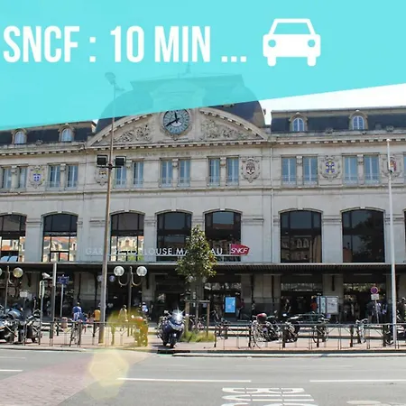 Cosy Confort - Climatisation, Balcon, Wifi - Proche Airbus, Purpan, Aeroport, Stade Ernest Wallon 툴루즈