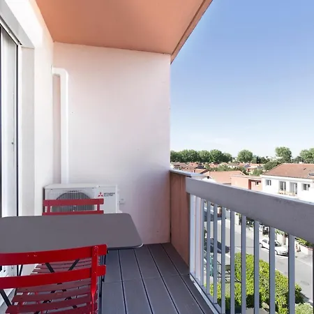 Cosy Confort - Climatisation, Balcon, Wifi - Proche Airbus, Purpan, Aeroport, Stade Ernest Wallon *