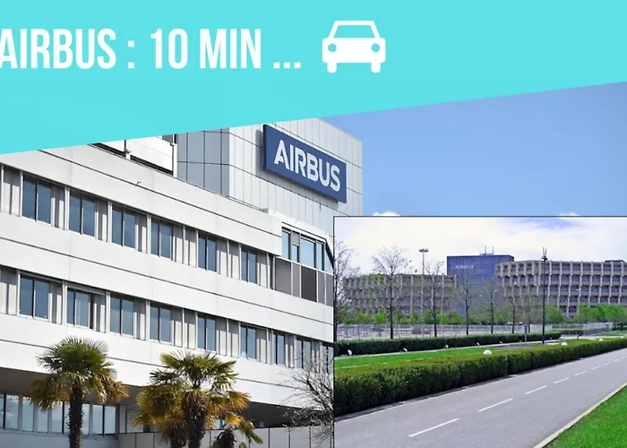 Cosy Confort - Climatisation, Balcon, Wifi - Proche Airbus, Purpan, Aeroport, Stade Ernest Wallon 툴루즈